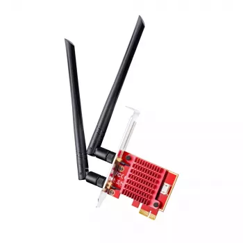 Scheda di rete PCIe WLAN/Bluetooth interna Cudy WE3000S — tri band 2.4/5/6 GHz, Intel AX210, Bluetooth 5.2, 2400 Mbit/s, full-height/low-profile