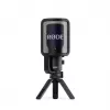 Microfono a condensatore USB per PC RØDE NT-USB+ — cardioide, 24 Bit/48 kHz, 20–20000 Hz, uscita cuffie 3,5 mm, USB-C, nero