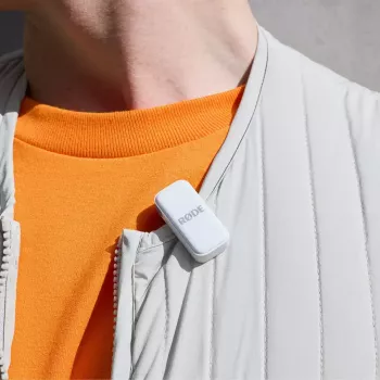 Sistema microfonico wireless Rode Wireless Micro Lightning – omnidirezionale, 48 kHz/24 Bit, batteria 7 h, portata 100 m, bianco