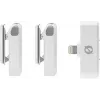 Sistema microfonico wireless Rode Wireless Micro Lightning – omnidirezionale, 48 kHz/24 Bit, batteria 7 h, portata 100 m, bianco