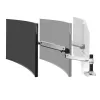 Braccio da scrivania Ergotron LX per monitor LCD, alluminio lucido