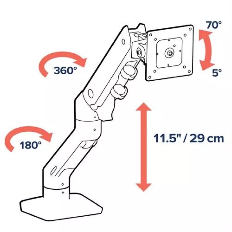 Supporto per monitor Ergotron HX Series 45-475-216