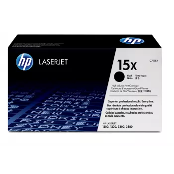 Cartuccia toner originale LaserJet HP 15X High Yield nero, 3500 pagine, nero, 1 pz.