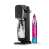 SodaStream ART nero Steel gasatore acqua 1L carbonatore 60L