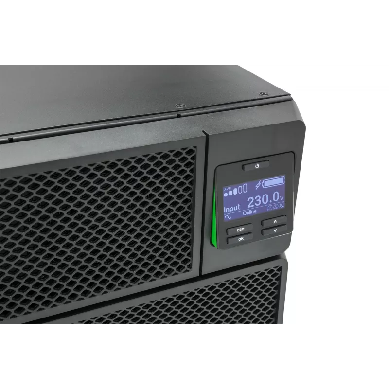 APC Smart-UPS On-Line SRT5KRMXLI - 5000VA, 6x C13, 4x uscita C19, montaggio a rack, NMC integrata