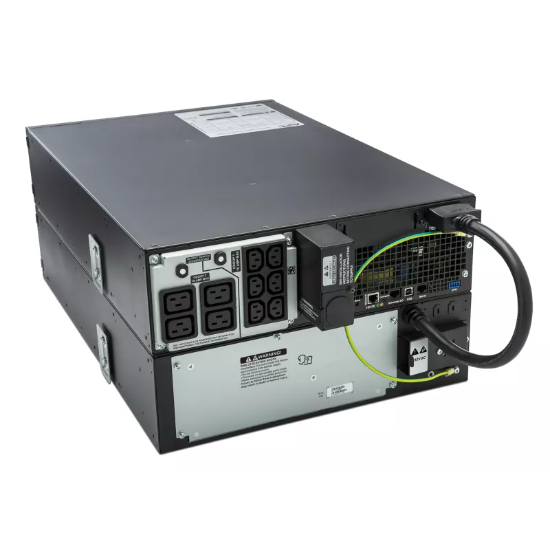APC Smart-UPS On-Line SRT5KRMXLI - 5000VA, 6x C13, 4x uscita C19, montaggio a rack, NMC integrata