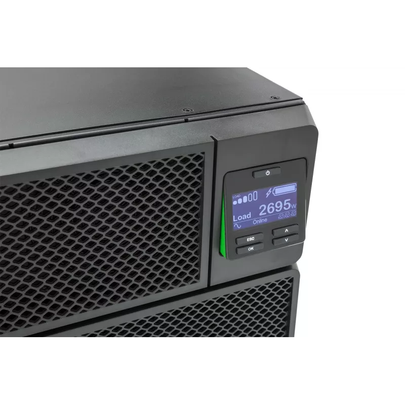 APC Smart-UPS On-Line SRT5KRMXLI - 5000VA, 6x C13, 4x uscita C19, montaggio a rack, NMC integrata