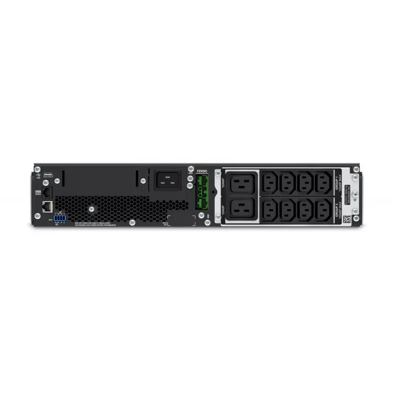 APC Smart-UPS On-Line SRT2200RMXLI - 2200VA, 8x C13 e 2x C19, montaggio a rack