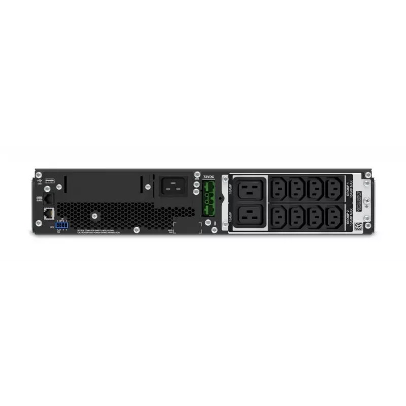 APC Smart-UPS On-Line SRT3000RMXLI - 3000VA, 8x C13 e 2x C19, montaggio a rack