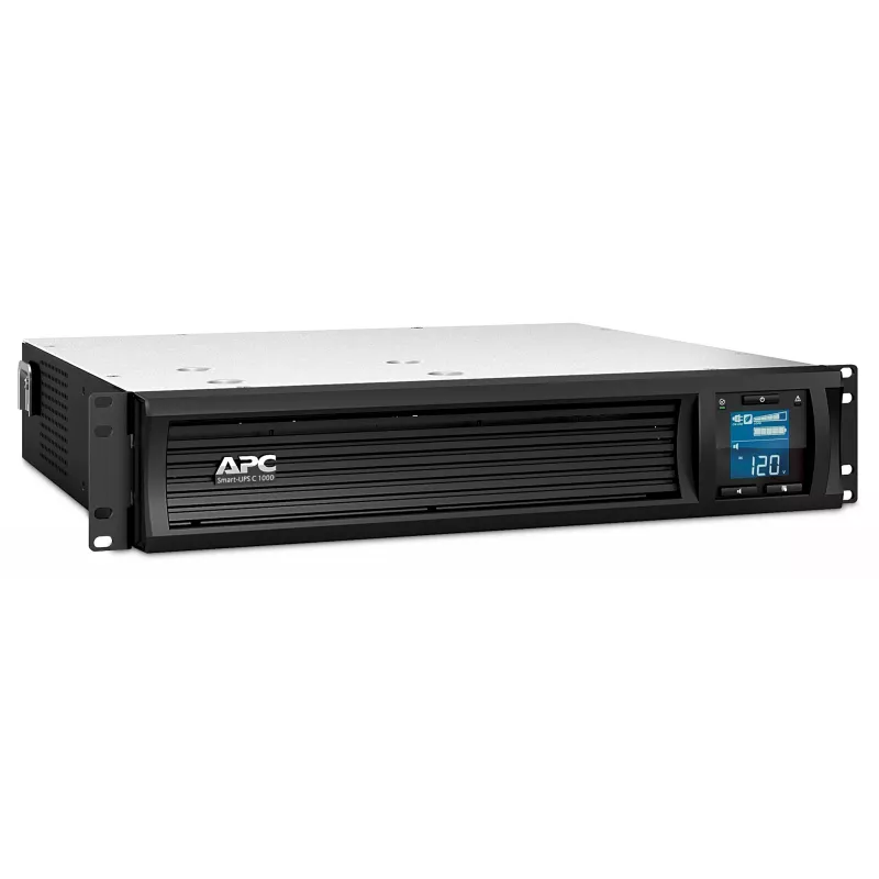 APC Smart-UPS C, Line Interactive, 1000VA, Rackmount 2U, 230V, 4x uscite IEC C13, porta SmartConnect, comunicazione USB e seriale, AVR, LCD grafico