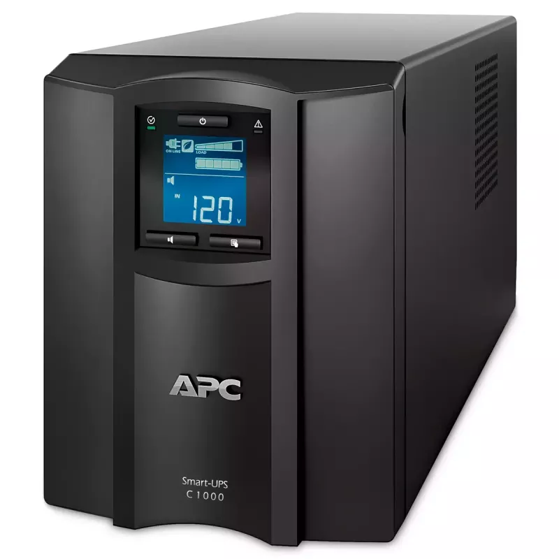 APC Smart-UPS C, Line Interactive, 1000VA, Tower, 230V, 8x prese IEC C13, porta SmartConnect, comunicazione USB e seriale, AVR, LCD grafico