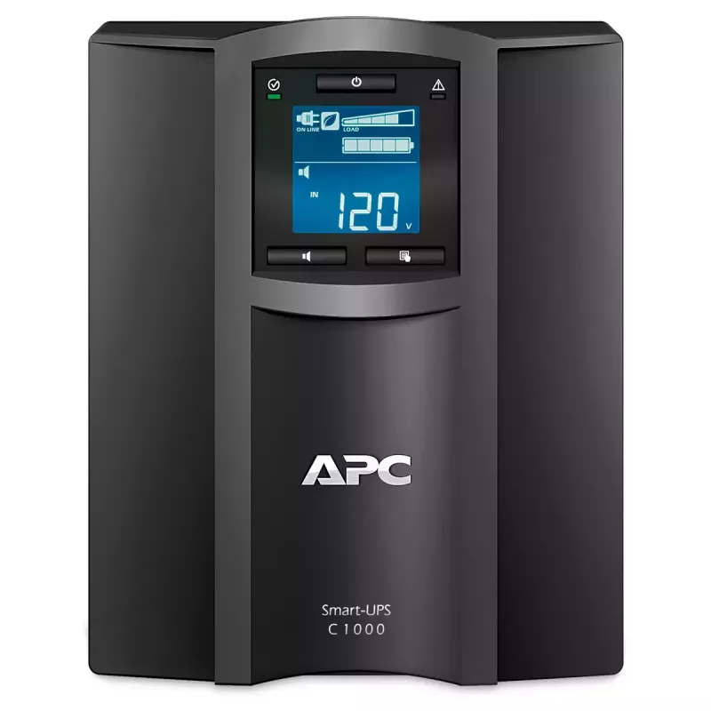APC Smart-UPS C, Line Interactive, 1000VA, Tower, 230V, 8x prese IEC C13, porta SmartConnect, comunicazione USB e seriale, AVR, LCD grafico