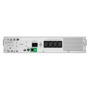 APC Smart-UPS C, Line Interactive, 1500VA, Rackmount 2U, 230V, 4x prese IEC C13, porta SmartConnect, comunicazione USB e seriale, AVR, LCD grafico