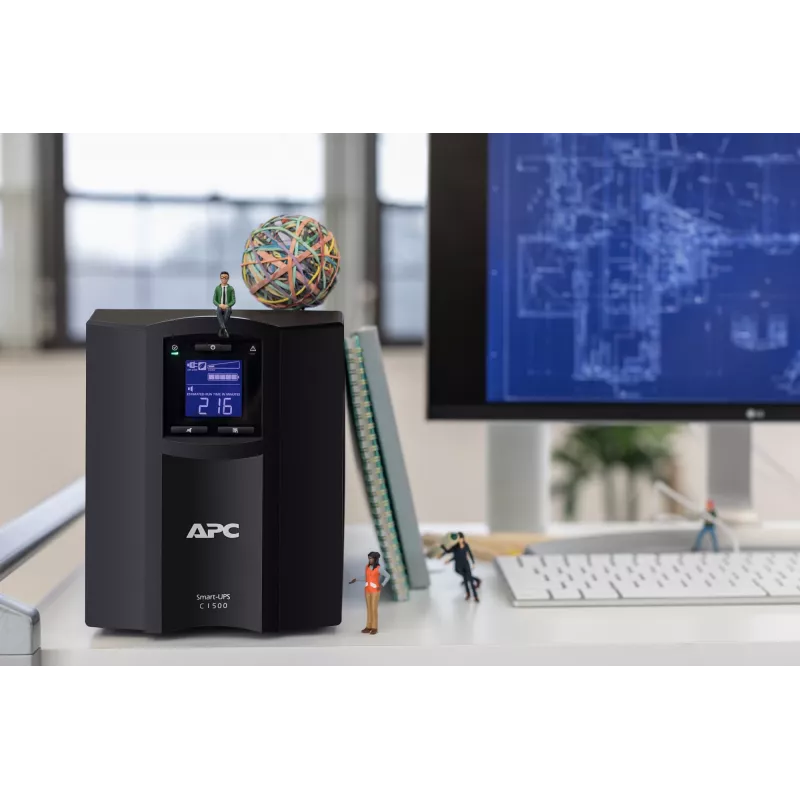 APC Smart-UPS SMC1500IC - 8x C13, USB, SmartConnect, 1500VA, Line-Interactive, 1,5 kVA, 900 W, sinusoidale, 170 V, 300 V