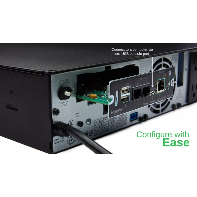 Scheda di gestione di rete APC AP9641 Smart-UPS (gen3) con monitoraggio ambientale