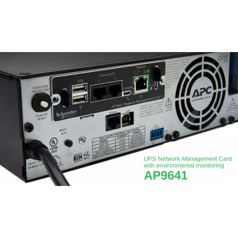 Scheda di gestione di rete APC AP9641 Smart-UPS (gen3) con monitoraggio ambientale