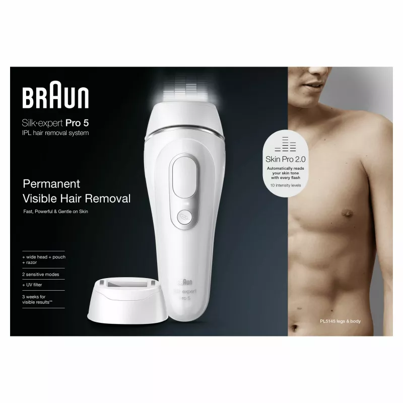 Epilatore Braun Silk-expert Pro PL5145 IPL bianco