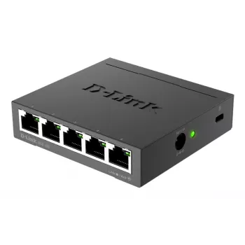 D-Link DGS-105 unmanaged L2 Gigabit Ethernet (10/100/1000) nero