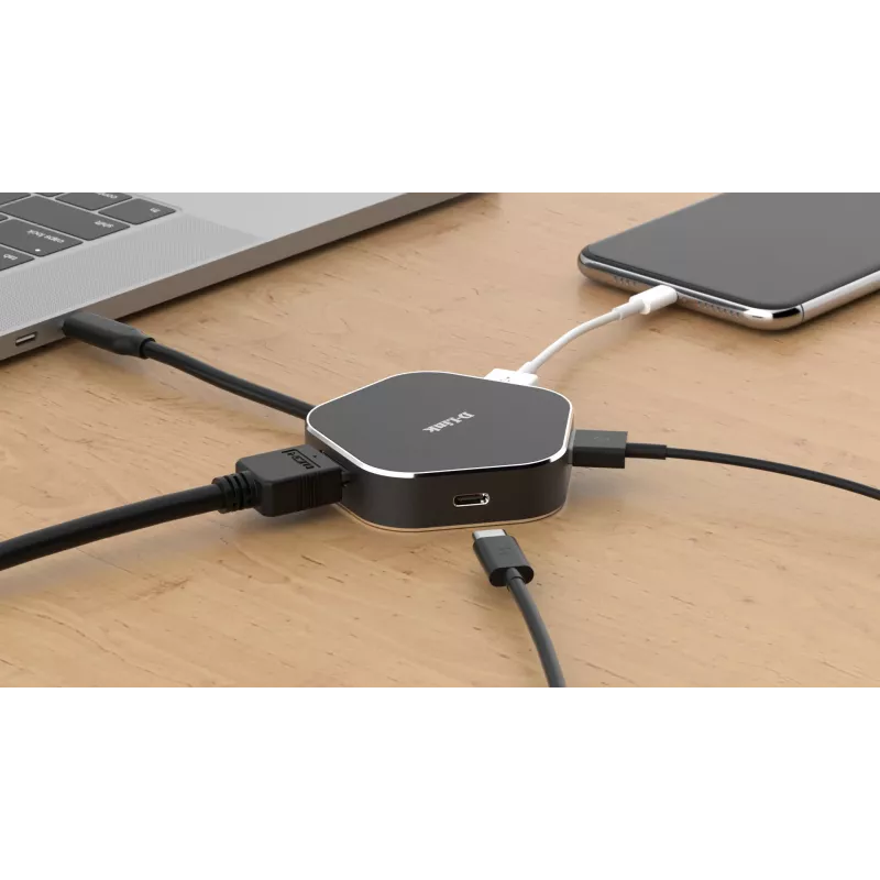 Hub USB-C 4-in-1 D-Link con HDMI e Power Delivery