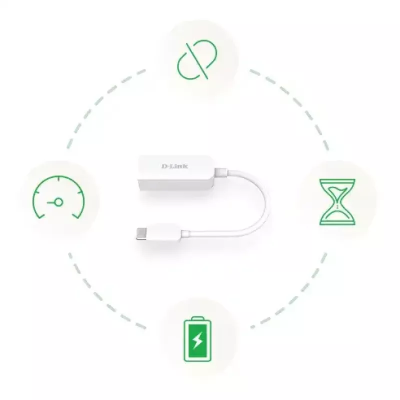 Adattatore Ethernet D-Link DUB-E250 USB-C a 2.5G
