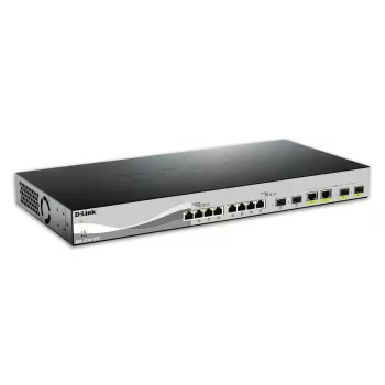 D-Link DXS-1210-12TC/E switch di rete managed L2 10G Ethernet (100/1000/10000) 1U nero, argento