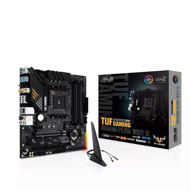 Scheda madre ASUS TUF GAMING B550M-PLUS WIFI II AMD B550 socket AM4 micro ATX