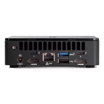 Mini PC Barebone ASUS NUC 12 Pro Slim Kit RNUC12WSKI700002I — Intel Core i7-1260P, supporta 64 GB DDR4, 2x M.2 SSD, Wi-Fi 6E, Thunderbolt 4