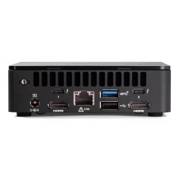 Mini PC Barebone ASUS NUC 12 Pro Slim Kit RNUC12WSKI700002I — Intel Core i7-1260P, supporta 64 GB DDR4, 2x M.2 SSD, Wi-Fi 6E, Thunderbolt 4