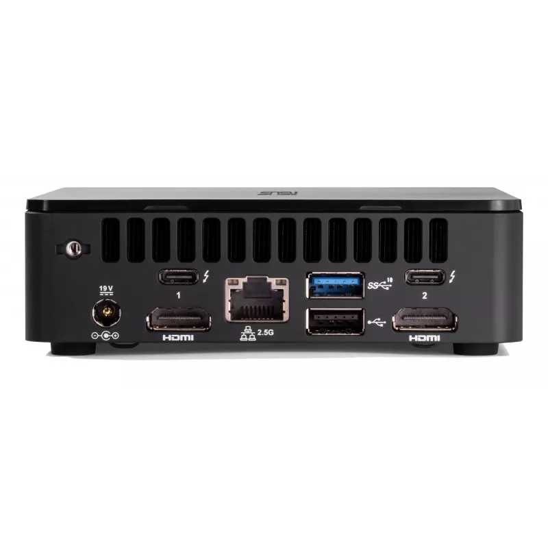 ASUS NUC 12 Pro Kit RNUC12WSKI700002I mini PC barebone, Intel Core i7-1260P, Intel Iris Xe Graphics, 2x DDR4 SO-DIMM (max 64 GB), 2x M.2, Wi-Fi 6E, Bluetooth 5.2, 2,5GbE, nero