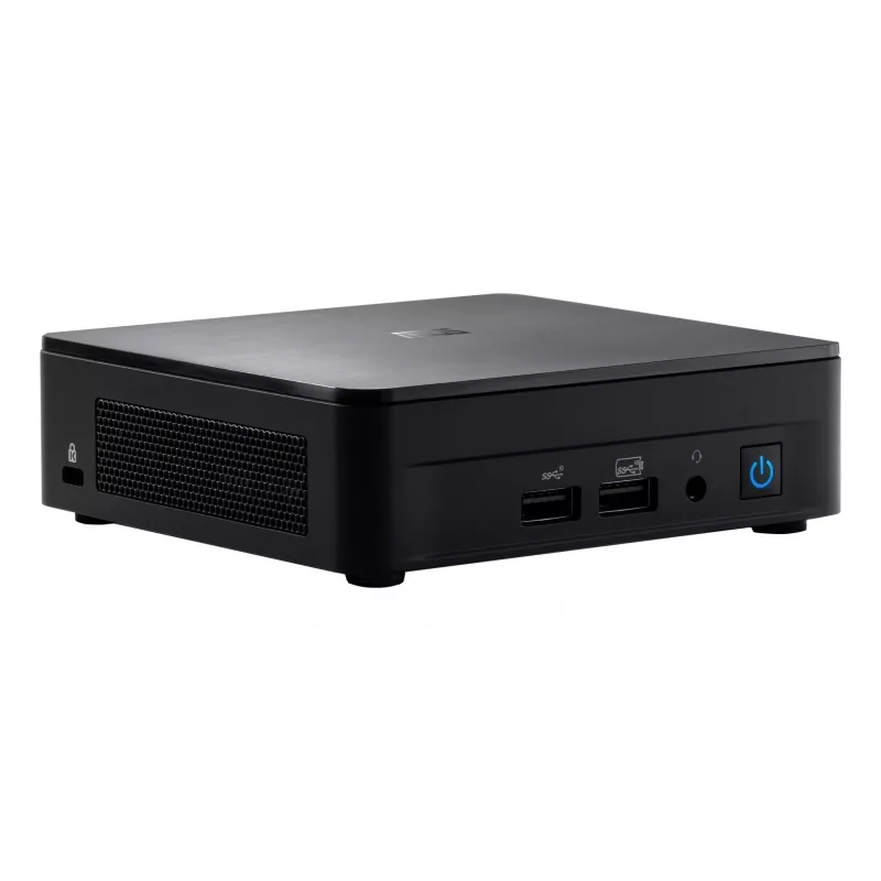 ASUS NUC 12 Pro Kit RNUC12WSKI700002I mini PC barebone, Intel Core i7-1260P, Intel Iris Xe Graphics, 2x DDR4 SO-DIMM (max 64 GB), 2x M.2, Wi-Fi 6E, Bluetooth 5.2, 2,5GbE, nero