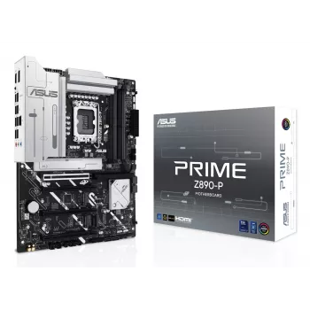 Scheda madre ASUS PRIME Z890-P — Intel Z890, LGA 1851, ATX, DDR5, 4x DIMM, 192GB, 4x M.2, LAN 2,5Gb, HDMI 2.1, 1x USB-C