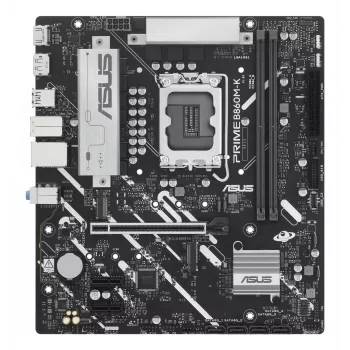 Scheda madre ASUS PRIME B860M-K — Intel B860, LGA 1851, micro ATX, DDR5, 2x M.2, 2 DIMM, LAN 2.5Gb
