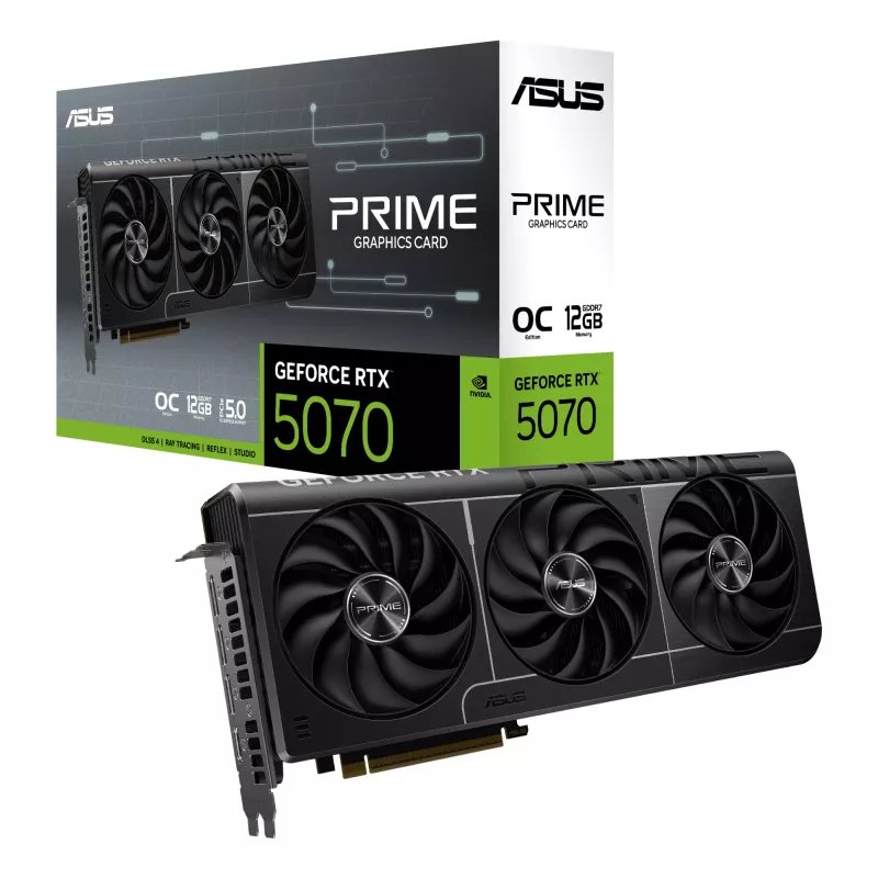 Scheda grafica ASUS NVIDIA GeForce PRIME OC RTX5070 12GB GDDR7
