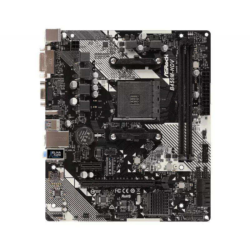 Scheda madre ASRock B450M-HDV R4.0 AMD B450 Socket AM4 micro ATX