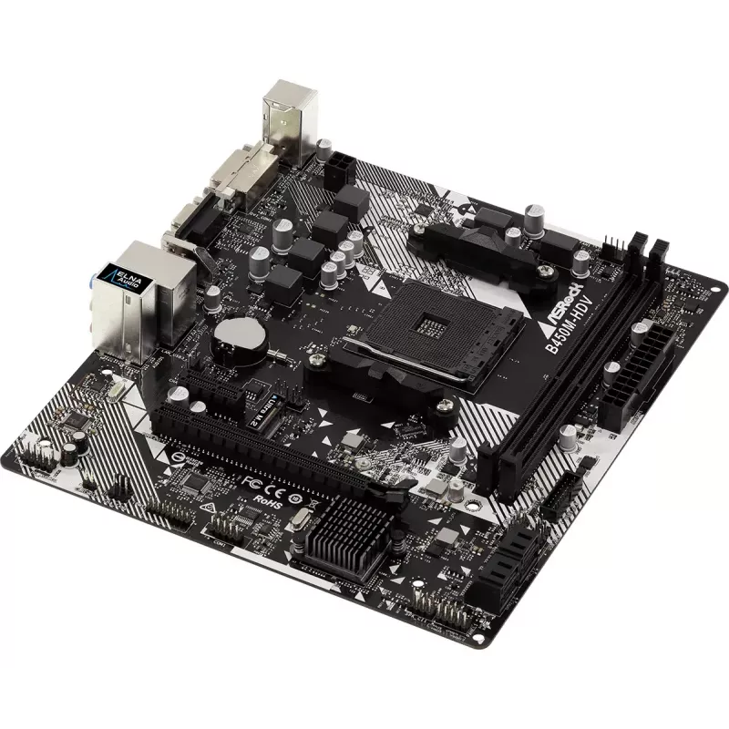 Scheda madre ASRock B450M-HDV R4.0 AMD B450 Socket AM4 micro ATX