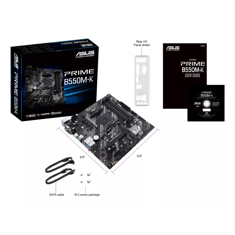 Scheda madre ASUS PRIME B550M-K AMD B550 Socket AM4 micro ATX