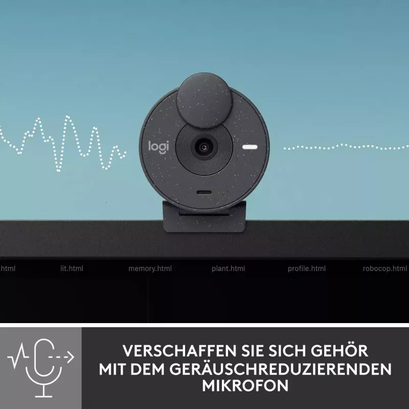 Webcam LOGITECH Brio 300 Full HD - Graphite
