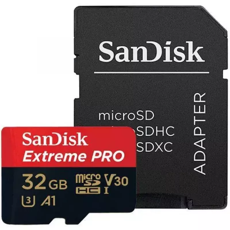 Scheda di memoria SanDisk Extreme Pro 32GB MicroSDHC UHS-I Class 10 SDSQXCG-032G-GN6MA