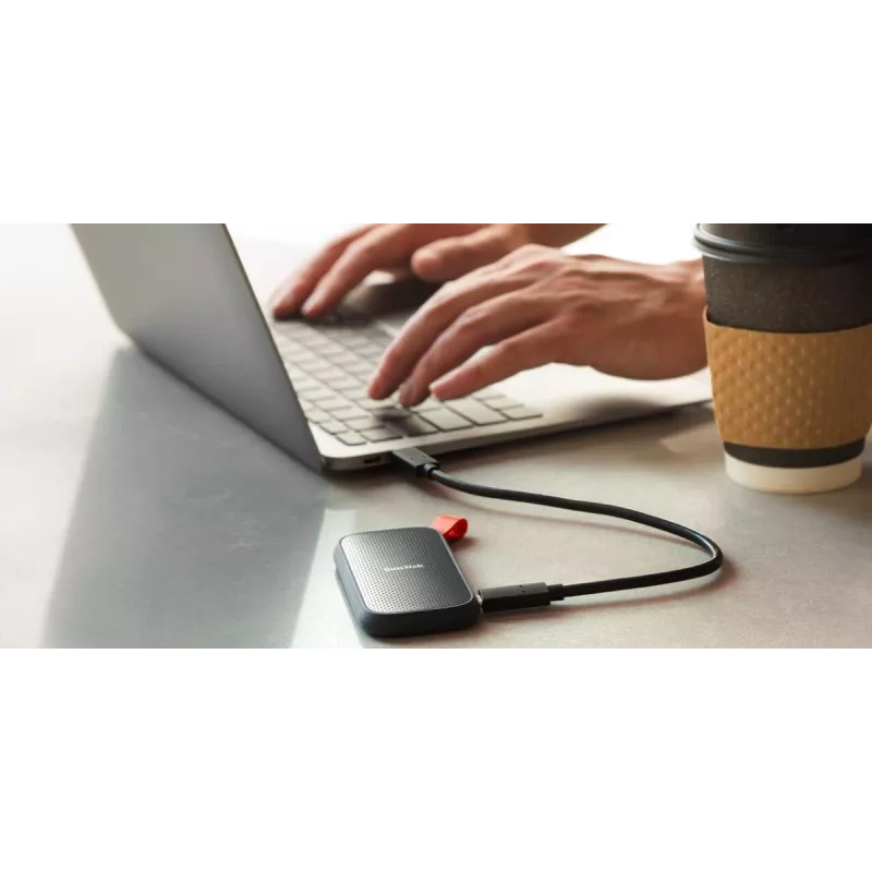 Unità a stato solido esterna SanDisk 1 TB USB Type-C 3.2 Gen 2 SDSSDE30-1T00-G26