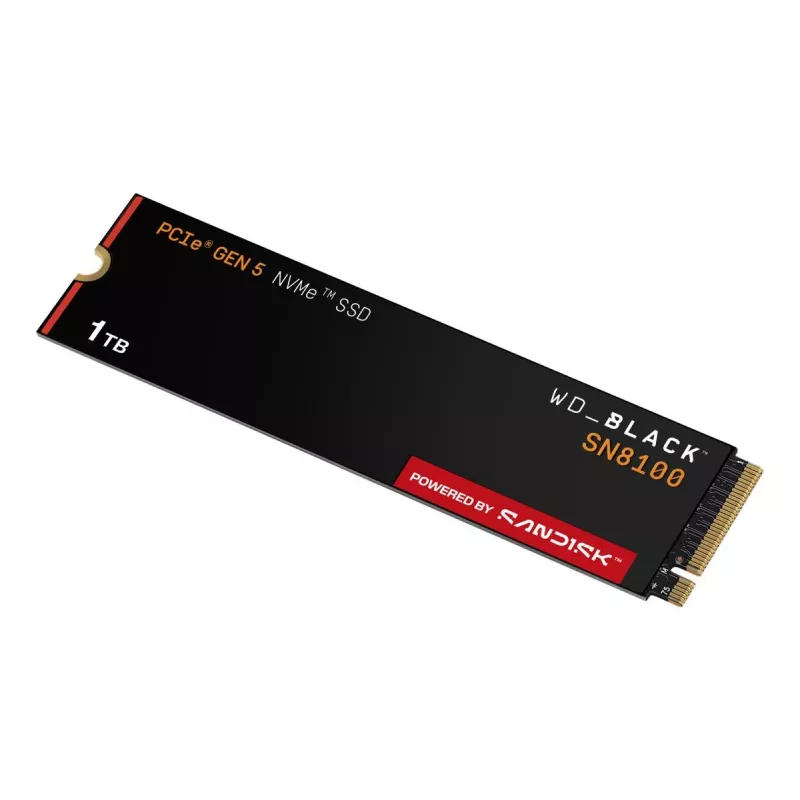 SSD Western Digital 1 TB M.2 PCI Express 5.0 nero SN8100