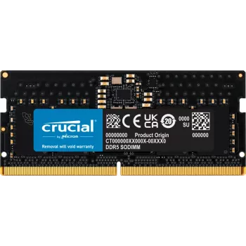 MICRON / CRUCIAL Memoria 8GB DDR5-4800 SODIMM (CT8G48C40S5)