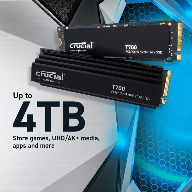 SSD Crucial 2TB M.2 PCIe Gen5 CT2000T700SSD3