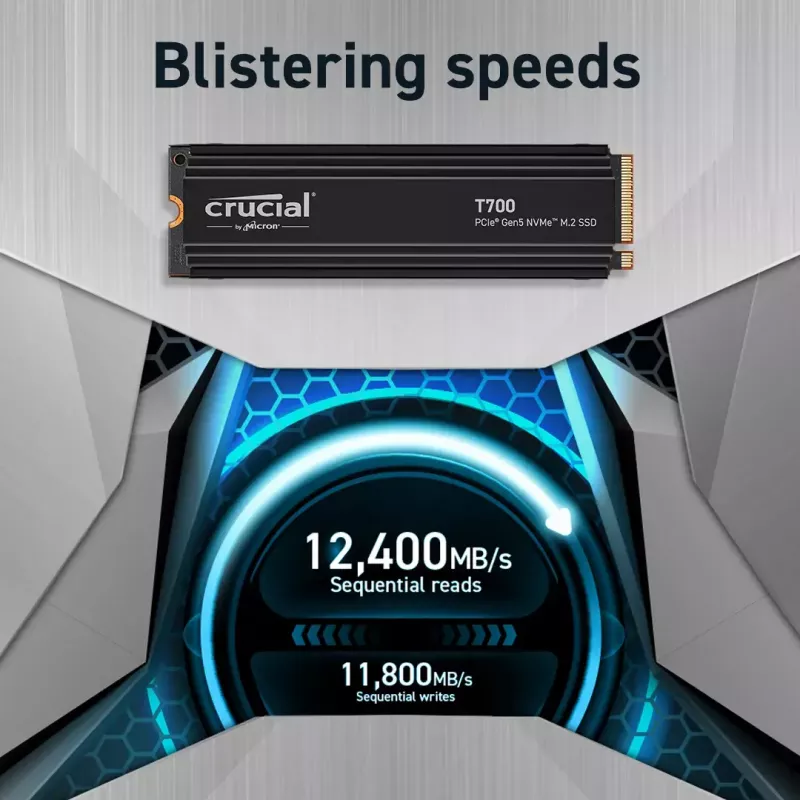 SSD Crucial 2TB M.2 PCIe Gen5 CT2000T700SSD3
