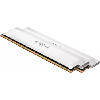 Crucial Pro - Overclocking Edition - DDR5 - Kit 32 GB: 2 x 16 GB DIMM 288-PIN 6400 MT/s / PC5-51200 CL38 1.35 V unbuffered non-ECC bianco