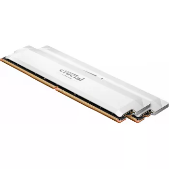 Crucial Pro OC - DDR5 - Kit - 64 GB: 2 x 32 GB - DIMM 288-PIN - 3200 MHz / PC5-51200 - CL40 - 1.35 V - unbuffered - on-die ECC - bianco