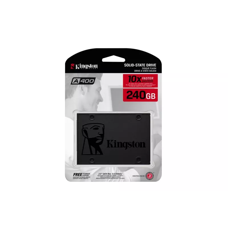 Kingston 240GB A400 SATA 3 2,5 pollici SSD interna SA400S37/240G