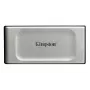 Kingston Technology 2000G SSD portatile XS2000, 2 TB, USB Type-C, 3.2 Gen 2 (3.1 Gen 2), 2000 MB/s, nero, argento
