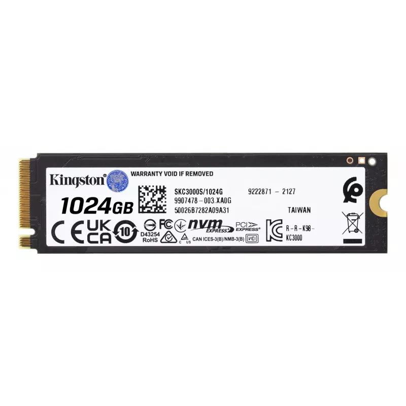SSD Kingston Technology 1024G M.2 NVMe KC3000