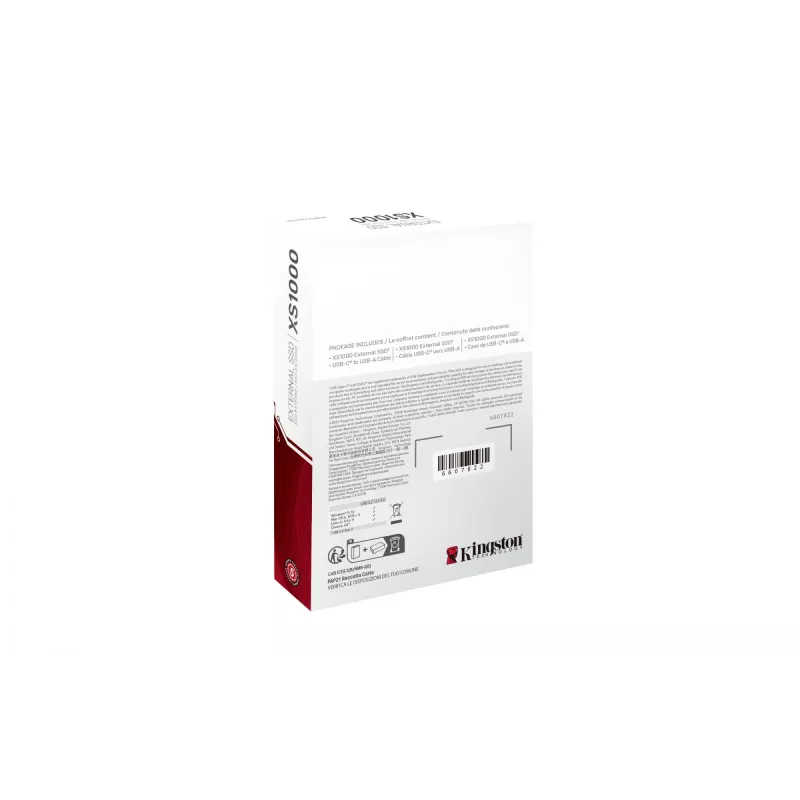 Kingston Technology 2TB XS1000 SSD esterno portatile USB 3.2 Gen 2