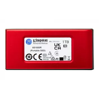Kingston Technology 1TB XS1000 rosso unità a stato solido portatile esterna USB 3.2 Gen 2